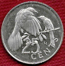1973 BRITISH VIRGIN ISLANDS 25 CENTS - UNCIRCULATED PROOF - FREE SHIPPING