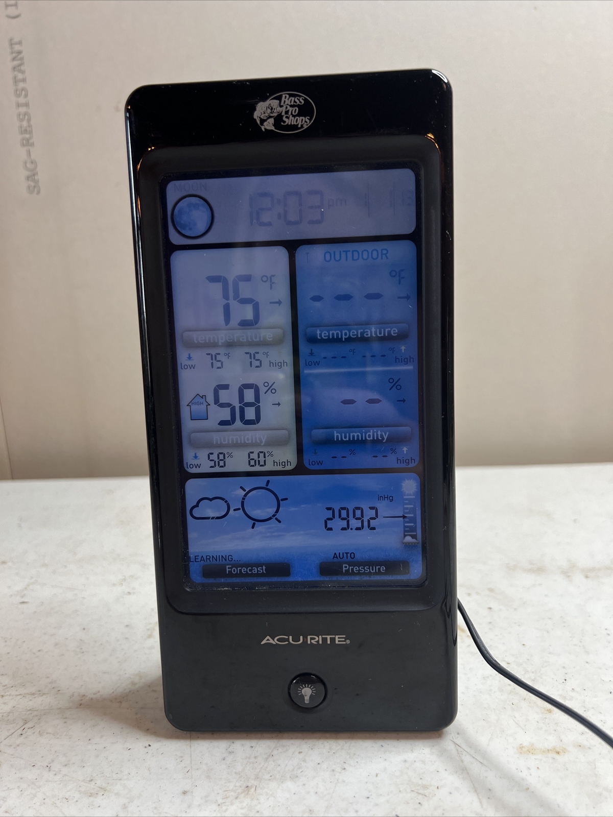 Acurite Weather Station BASS PRO SHOPS  Model 00478BPDI