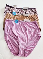 3 Vanity Fair Illumination Brief Panty Multi 13109 Sz 9/2XL - NWT