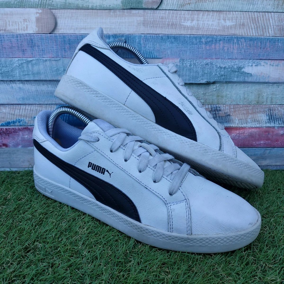 Puma leather shop trainers ladies