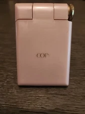 Vintage Coty Compact Eyeshadow Blush Lipstick  New Old Stock Pink Plastic READ 