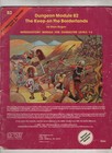 DUNGEONS & DRAGONS THE KEEP ON THE BORDERLANDS DUNGEON MODULE B2 GARY GYGAX 1980