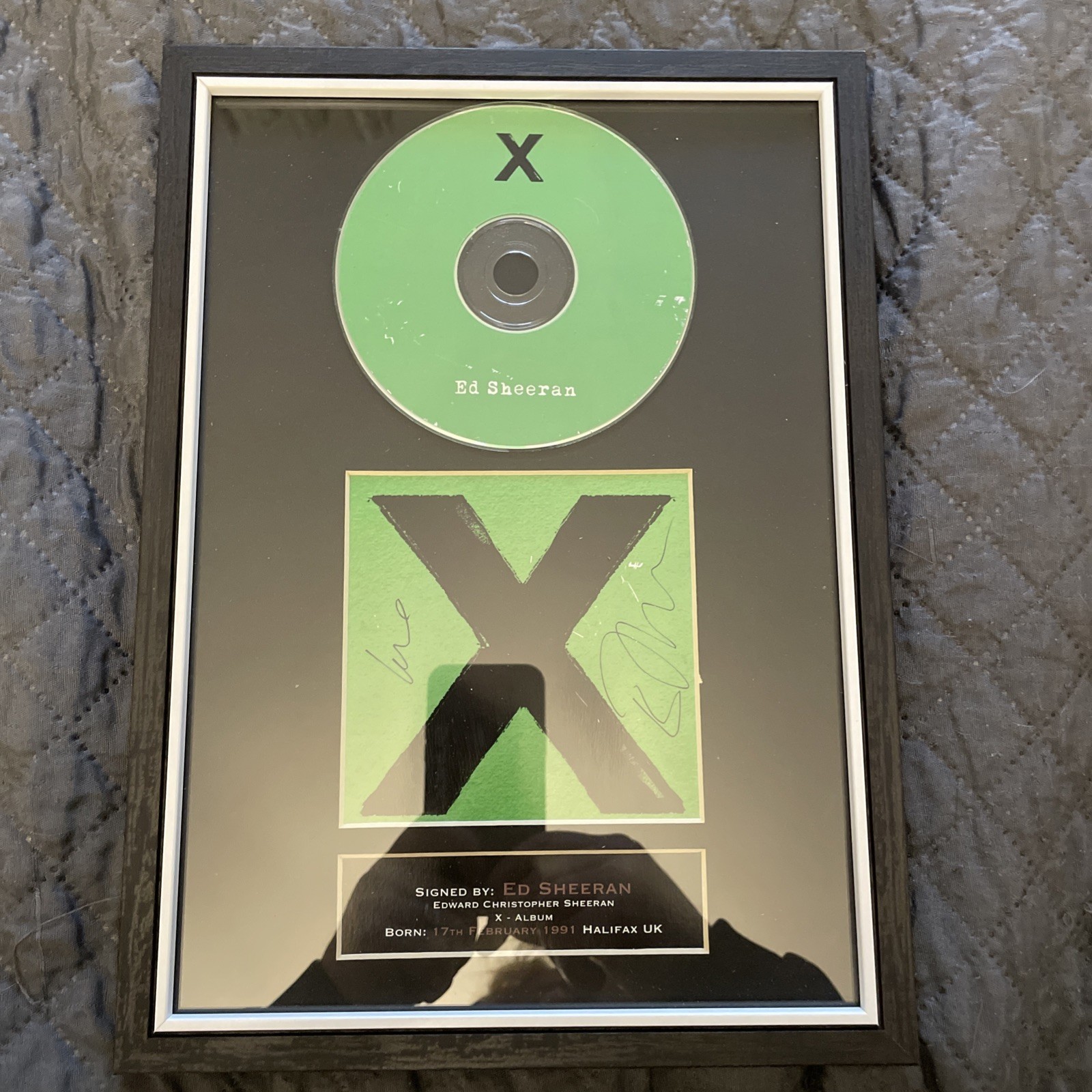 ED SHEERAN - Signed Autographed - MULTIPLE - Album Display