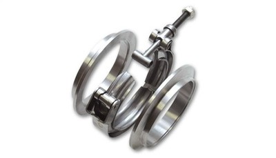 Vibrant Fits T304 SS V-Band Flange ASSembly For 2in O.D. Tubing Incl 2 V-Band