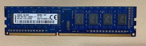 Kingston 4 GB DDR3 PC3-12800 U 1600 MHz Desktop-Speicher-RAM-Modul