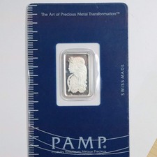 PAMP Suisse 5 Gram Platinum Bar .9995 Fine in Assay 2768.15 per troy oz