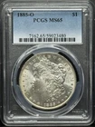 1885-O Morgan Silver Dollar PCGS MS65 – Gem Toned - High Grade