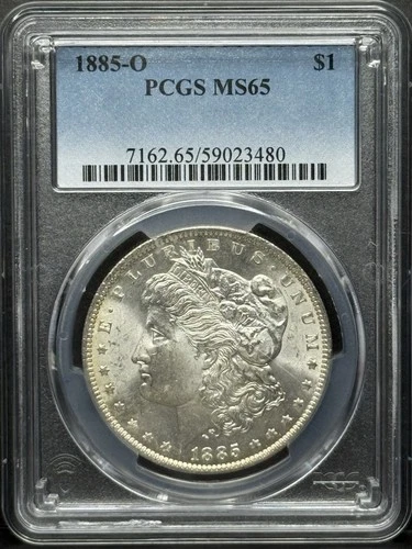 1885-O Morgan Silver Dollar PCGS MS65 – Gem Toned - High Grade