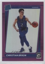 2022-23 Panini Chronicles Draft Picks Purple /49 Christian Braun #6 5l1