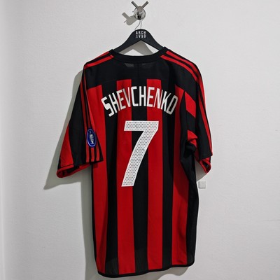 AC MILAN 2000-2001 HOME SHIRT ANDRIY SCHEVCHENKO #7 [M] ADIDAS FOOTBALL SERIE A