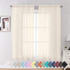 ovzme voile curtains Cream color 42x 63
