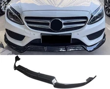 Carbon Fiber Front Lip Compatible with Class W205 C300 C43 C63 AMG Sport Models