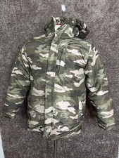 XL-14 Camo Hooded  Lined Boys Jacket w/removable Fleece Lining Children  s Place