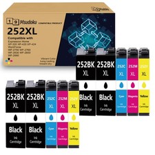 252XL T252XL Ink Cartridges for Epson WorkForce WF-3620 WF-3640 WF-7110 WF-7720