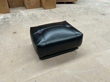 OLD STOCK CLEARANCE - Black Footstool Faux Leather, unused QC Checked!