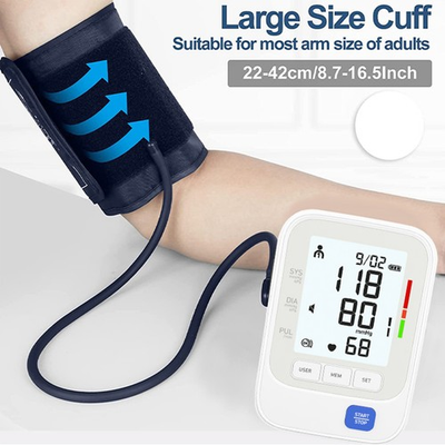 #ad Blood Pressure Machine Upper Arm Large LCD Display Smart Digital Wrist BP Machin $16.66