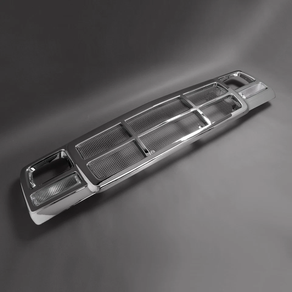 Front Grille W/Headlight Bezel & Signal Lamp For Dodge D150 D350 W250 1992 1993 - Image 2 of 4