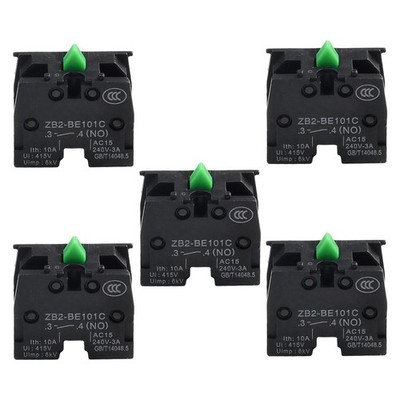 Push Button Joystick Schalter 5PCS ZB2 BE101C/BE102C 10A 22mm Einbaudurchmesser