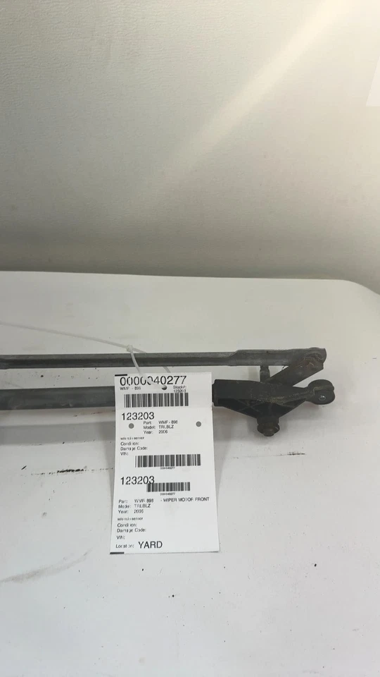 Motor limpiaparabrisas delantero Trailblazer 2002-09 sin sensor de lluvia 0 Foto 4 de 4