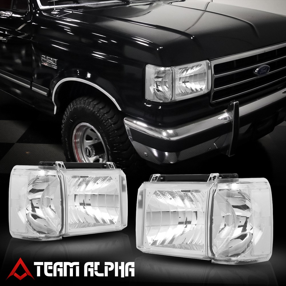 Passenger Side Corner Light Lamp For Ford F150 F250 F350 Bronco 1987-1991 - Right Side Replacement