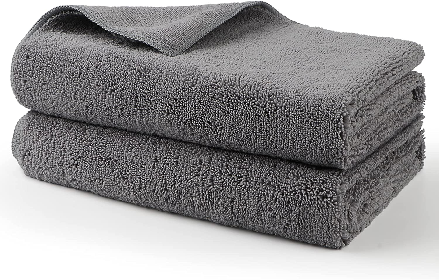 Premium Large Microfiber Car Drying Towels 2-Pack – Lint & Scratch Free