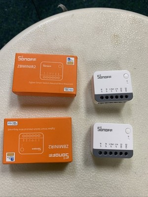 2x SONOFF ZBMINIR2 Extreme Zigbee 3.0 Smart Switch DIY Module APP Steuerung Timer