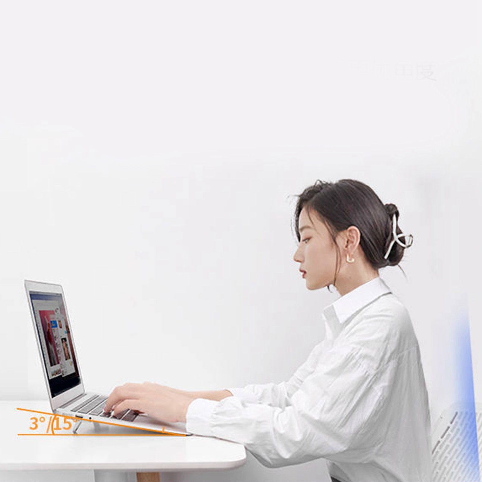 Computer Keyboard Stand Laptop Riser Feet Heat Dissipation Aluminum Alloy For