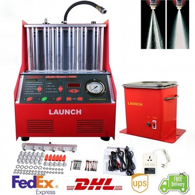  CNC602A Automatic Gasoline 6Cylinder Ultrasonic Injector Cleaning Tester