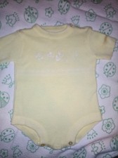 DDR Baby Strampler Strickware Retro