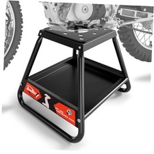 Dirt Bike Stand with Tool Tray,Universal Detachable 1000LBS Capacity