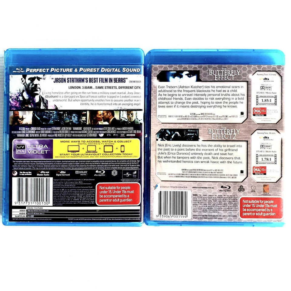 Action Adventure Thriller Scifi Comedy 11 x Bluray Mixed Gift Bundle, Region B/4 - Image 3 of 4