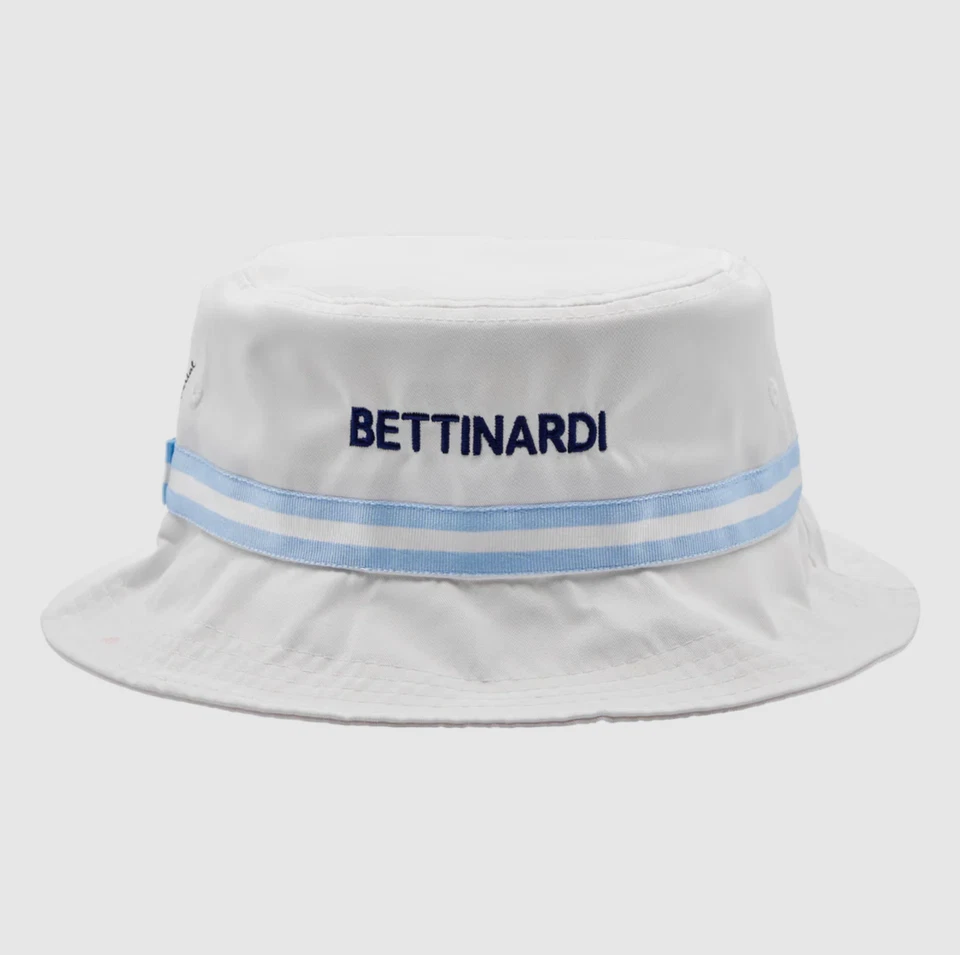 Bettinardi ведро шляпа, новый, один размер, белый/светло-синий - Изображение 2 из 2