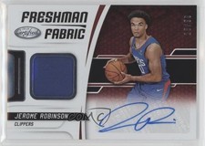 2018-19 Certified Freshman Fabric Signatures 26/99 Jerome Robinson Auto 0j4n