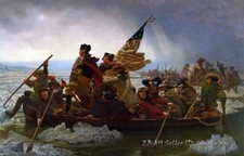 George Washington Crossing the Delaware Oil painting HD Printed on Canvas P2971