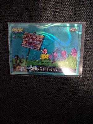 topps chrome spongebob jellyfish fields /199