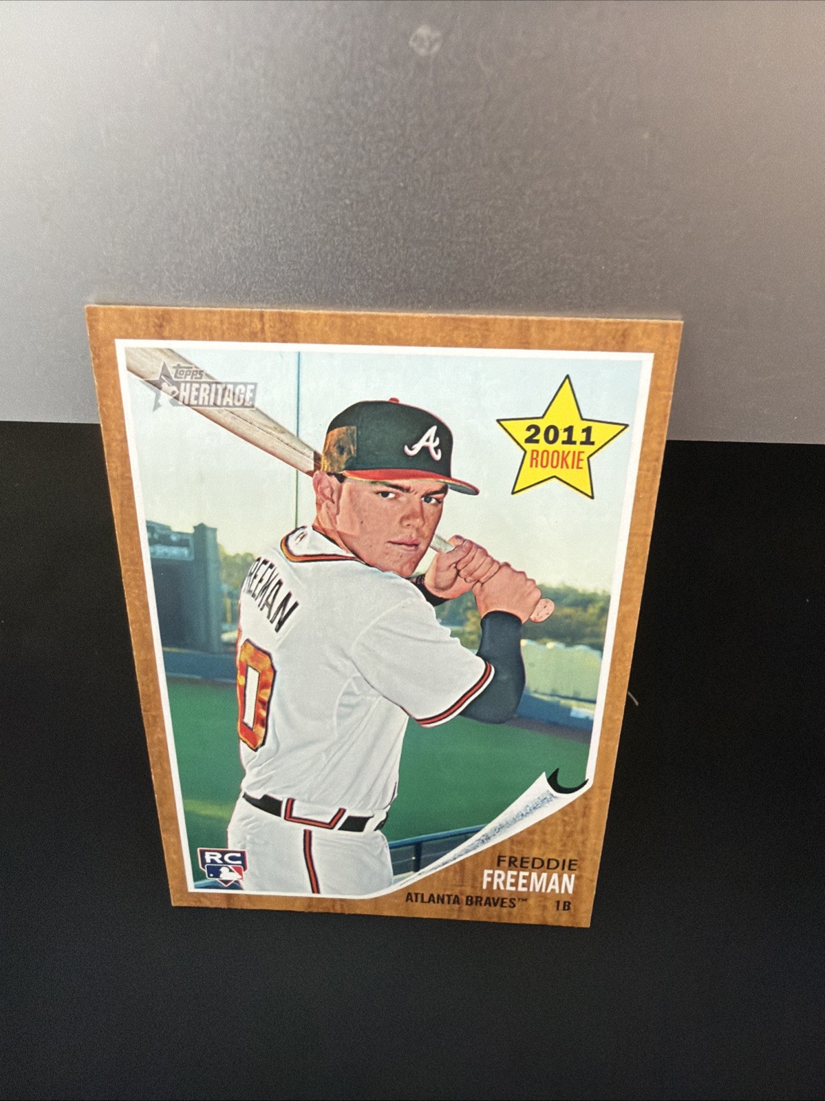 2011 Topps Heritage - Freddie Freeman #76 (RC)