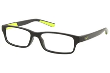 Nike Youth Kids Eyeglasses 5534 015 Black/Volt Full Rim Optical Frame 45mm