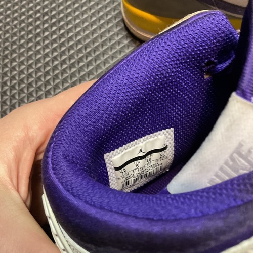 Nike Air Jordan Legacy 312 Lakers White Purple Gold AV3922-157 Size 10.5 - Picture 13 of 14