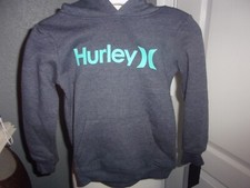 Hurley Kids Boy's Pullover Hoodie Sweatshirt Size 5 NEW