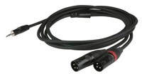 Dap Audio FLX46 - Adapterkabel 3M 1X Miniklinke Stereo > 2X Xlr 3-Pol. Male
