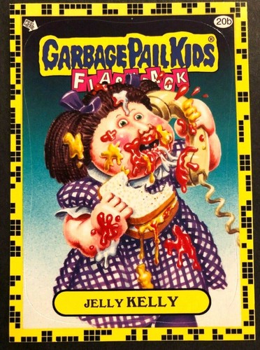 Garbage Pail Kids 2011 Flashback Series 2 YELLOW Base Sticker/Card *Pick One* - Picture 78 of 161
