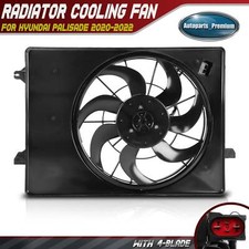 Radiator Cooling Fan Assembly w/ Brushless Motor for Hyundai Palisade 2020-2022
