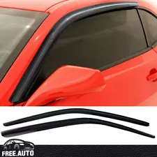 For 08-23 Dodge Challenger Window Visor Vent Sun Rain Deflector Guard 2PCS Set