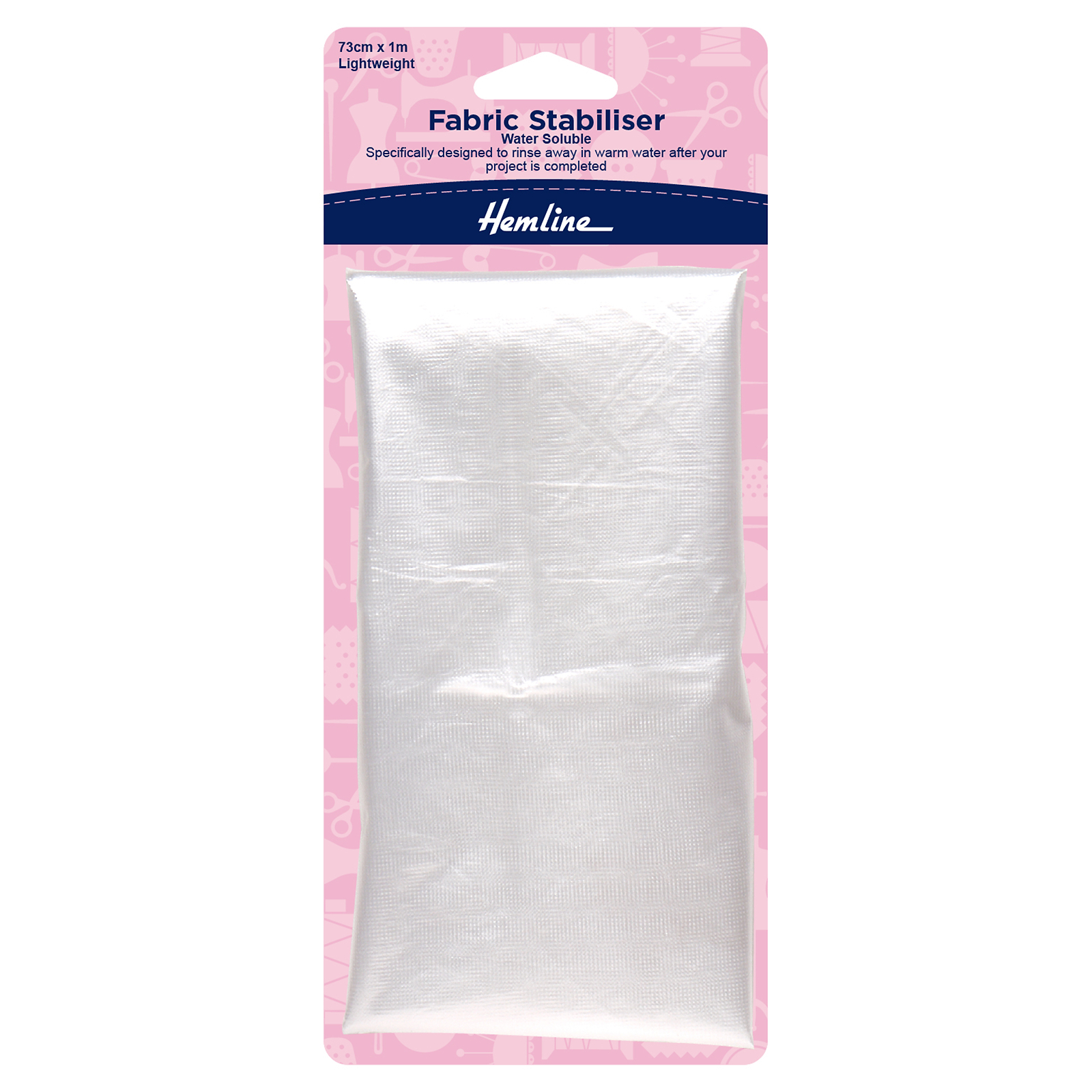 Hemline Solvy Water Soluble Fabric Stabiliser - Image 3