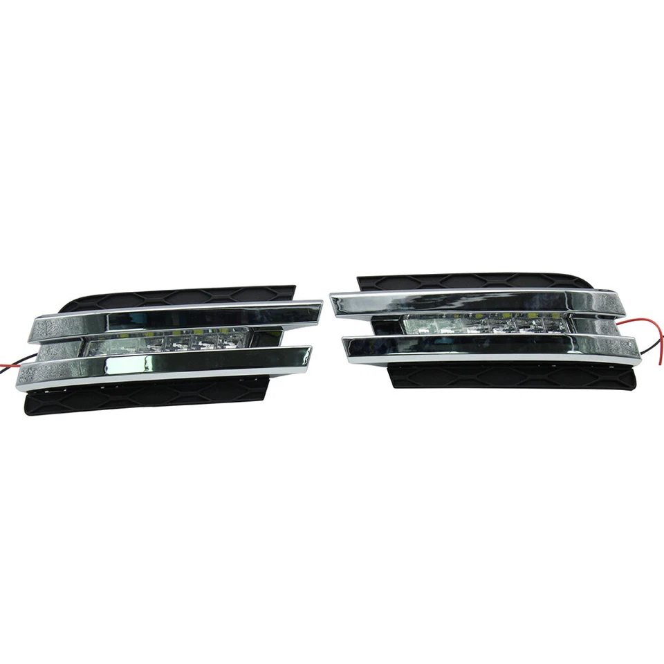 2X LED luz antiniebla diurna para Mercedes-Benz X164 GL450 2007-2012 Foto 4 de 4