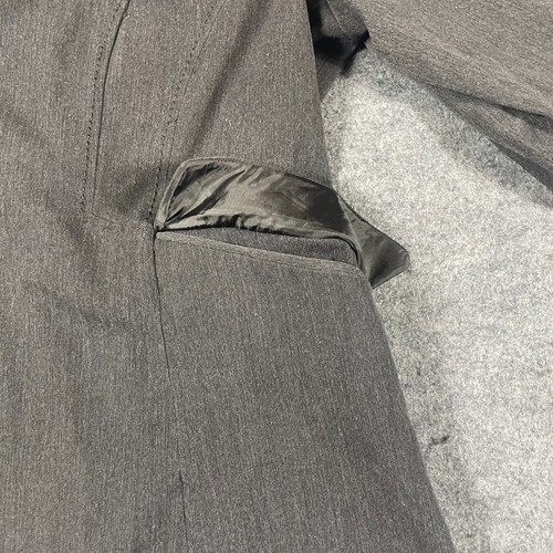 Lane Bryant Coat Womens 26 Gray Single Breasted Pockets Stretch Lightweight - Picture 8 of 11