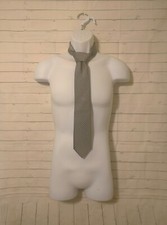 Colours By Alexander Julian Gray Pattern Hand Made Polyester Neck Tie, 3 X 58