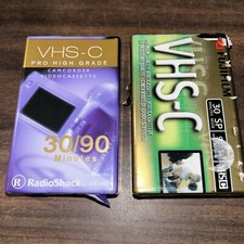 Radio Shack  Fujifilm VHS-C Pro High Grade Camcorder VideoCassette 30/90 Min