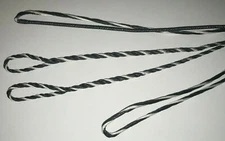 LONGBOW 60" Actual Length BLACK & WHITE B-50 DACRON FLEMISH TWIST BOW STRING 