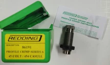 86191 REDDING PROFILE CRIMP DIE - 45 COLT / 454 CASULL - BRAND NEW - FREE SHIP